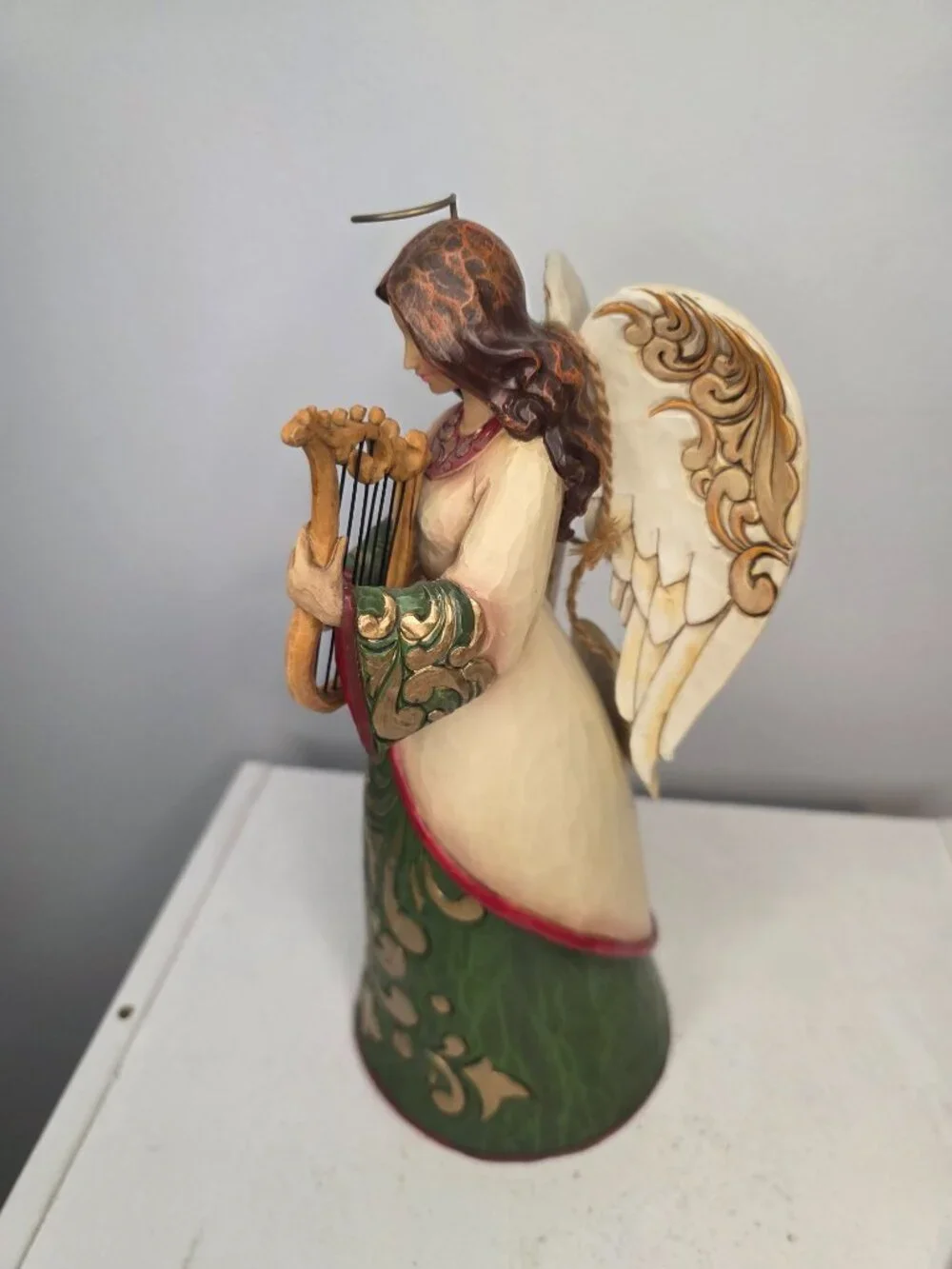 Jim Shore Heartwood Creek Holiday Harp Harmony Angel Christmas Holiday NWT